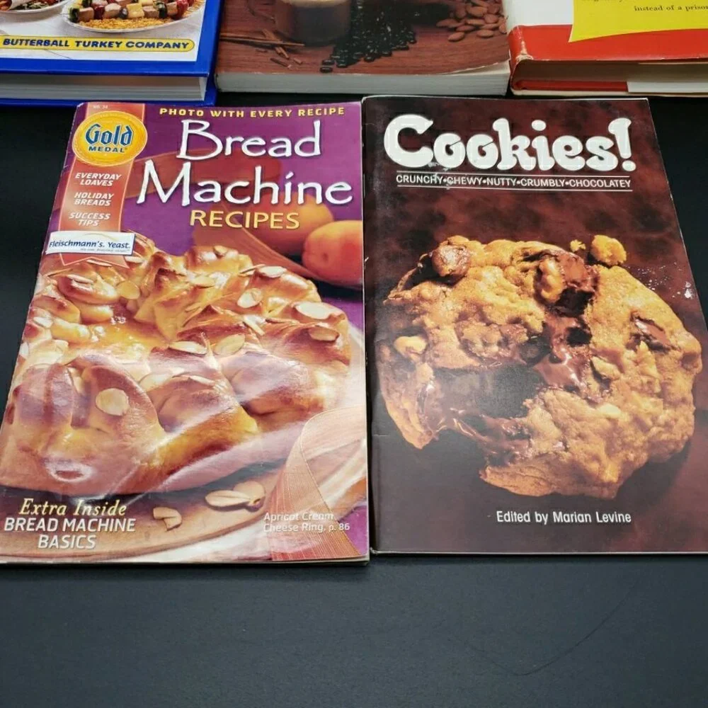 Lot of 7 Cookbooks Andrew Weil Rachael Ray + Misc HC & PB Variety Kitchen